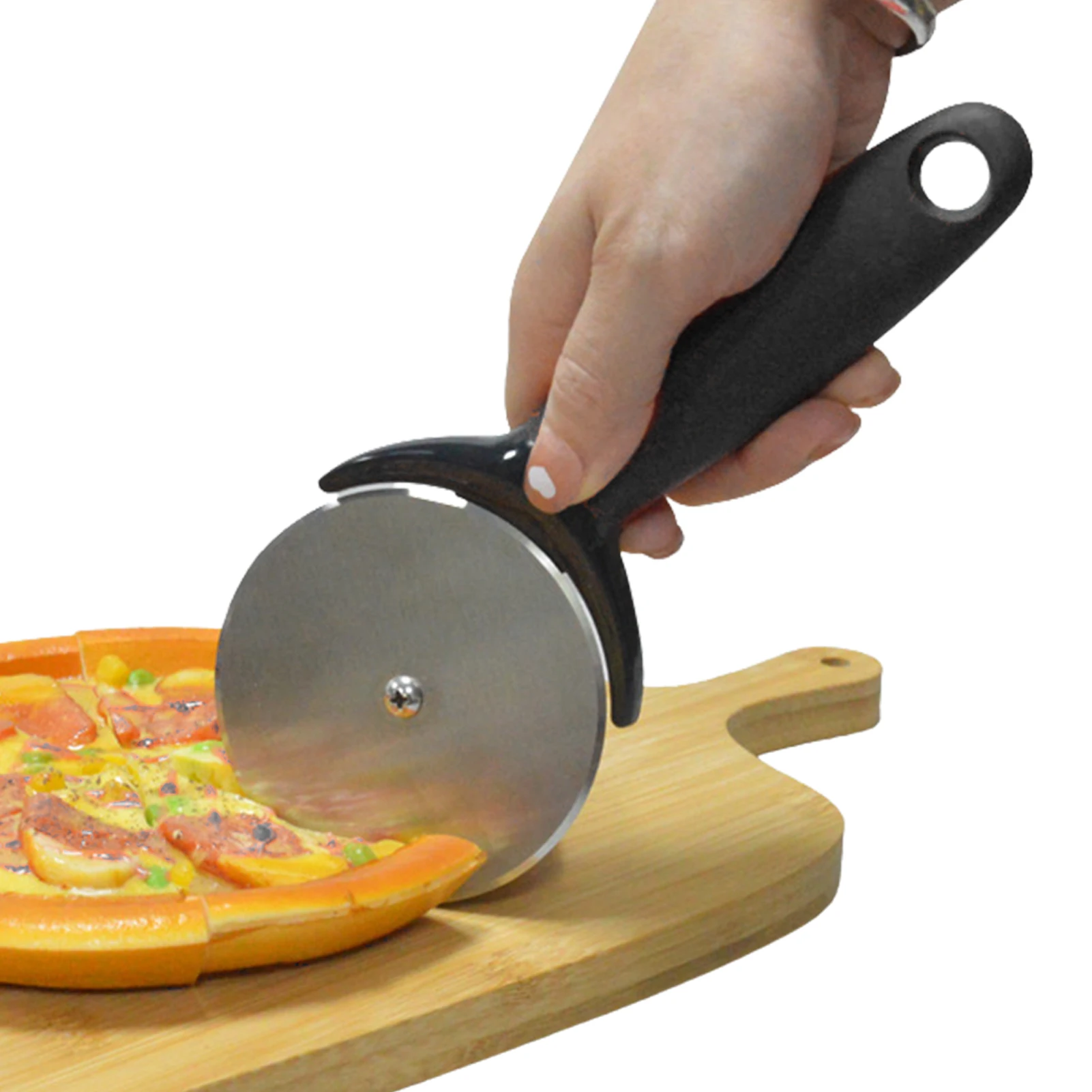 

1pc Pizza Cutter Pizza Knife Pizza Tools Pizza Wheels Scissors Ideal Pizza Pies Waffles Dough Cookies Kitchen Gadget Baking Tool