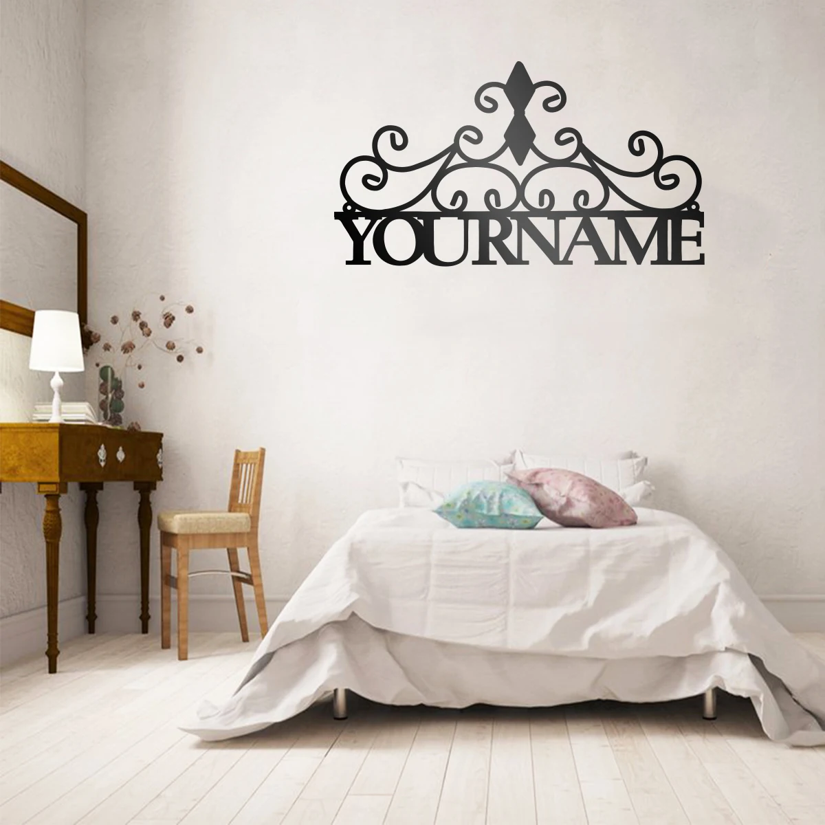 Металлическая подвесная Настенная картина с черными буквами для кафе и кухни