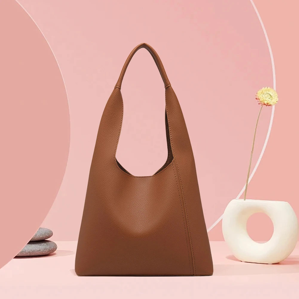 Большая сумка-тоут из искусственной кожи большая вместительная сумка-хобо с