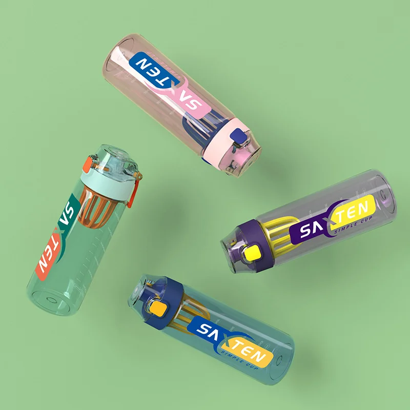 

Летняя похлопывающая свежая и простая спортивная чашка для питья, Мужская и Женская Студенческая пластиковая чашка для воды, креативная по...