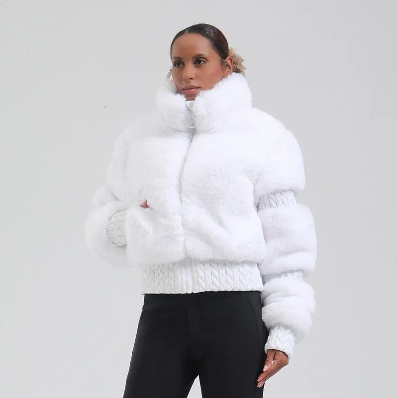 GSOU Snow-Женская лыжная куртка одежда для сноуборда ветрозащитное очень теплое