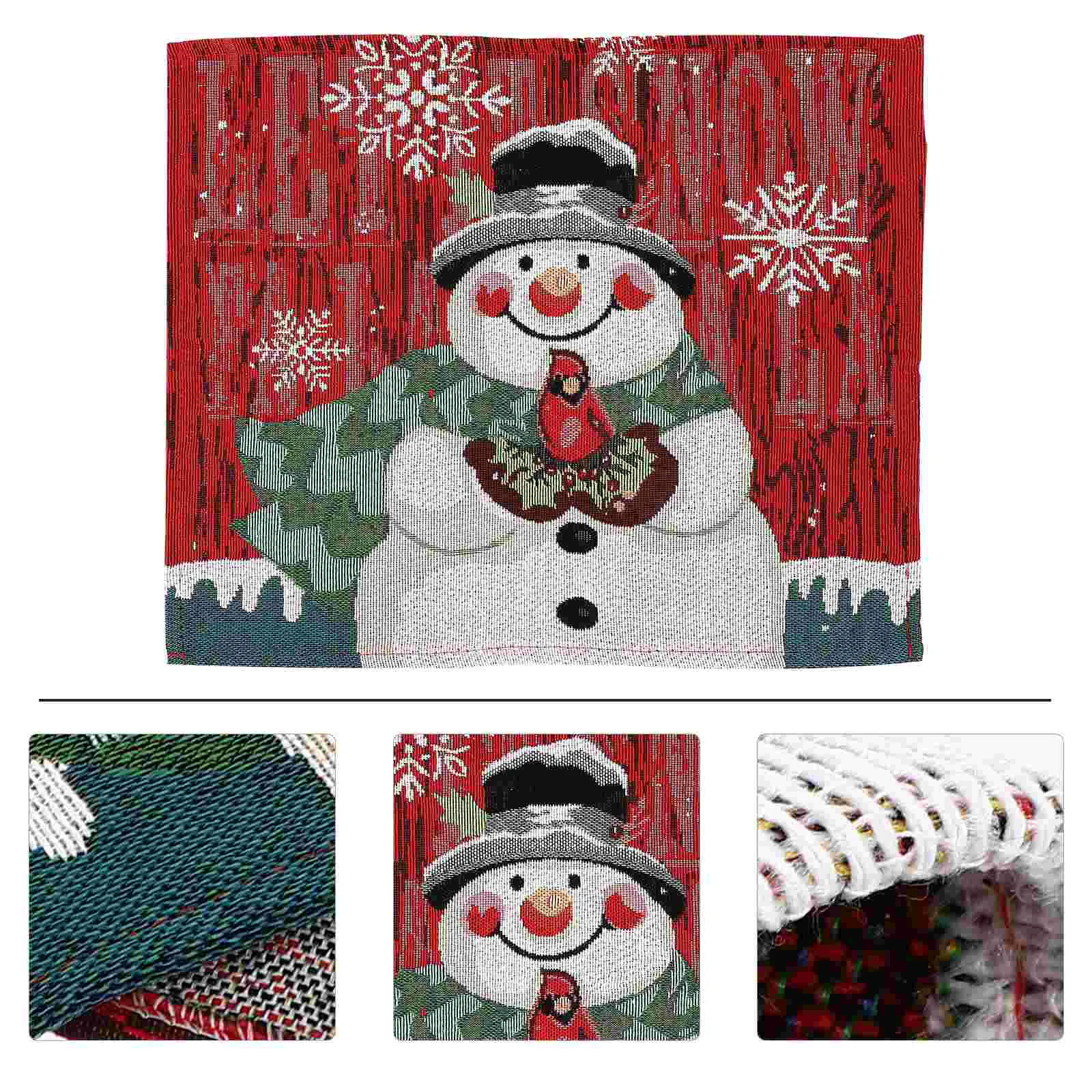 

Christmas Mat Table Coaster Placematsplacemat Holiday Coasters Drink Hot Red Trivet Santa Cup Ornament Linenpaddrinking