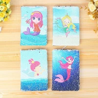 creative stationery cartoon scales sequins kawaii diary mermaid notebook journal notebook candy color small fresh hand ledger