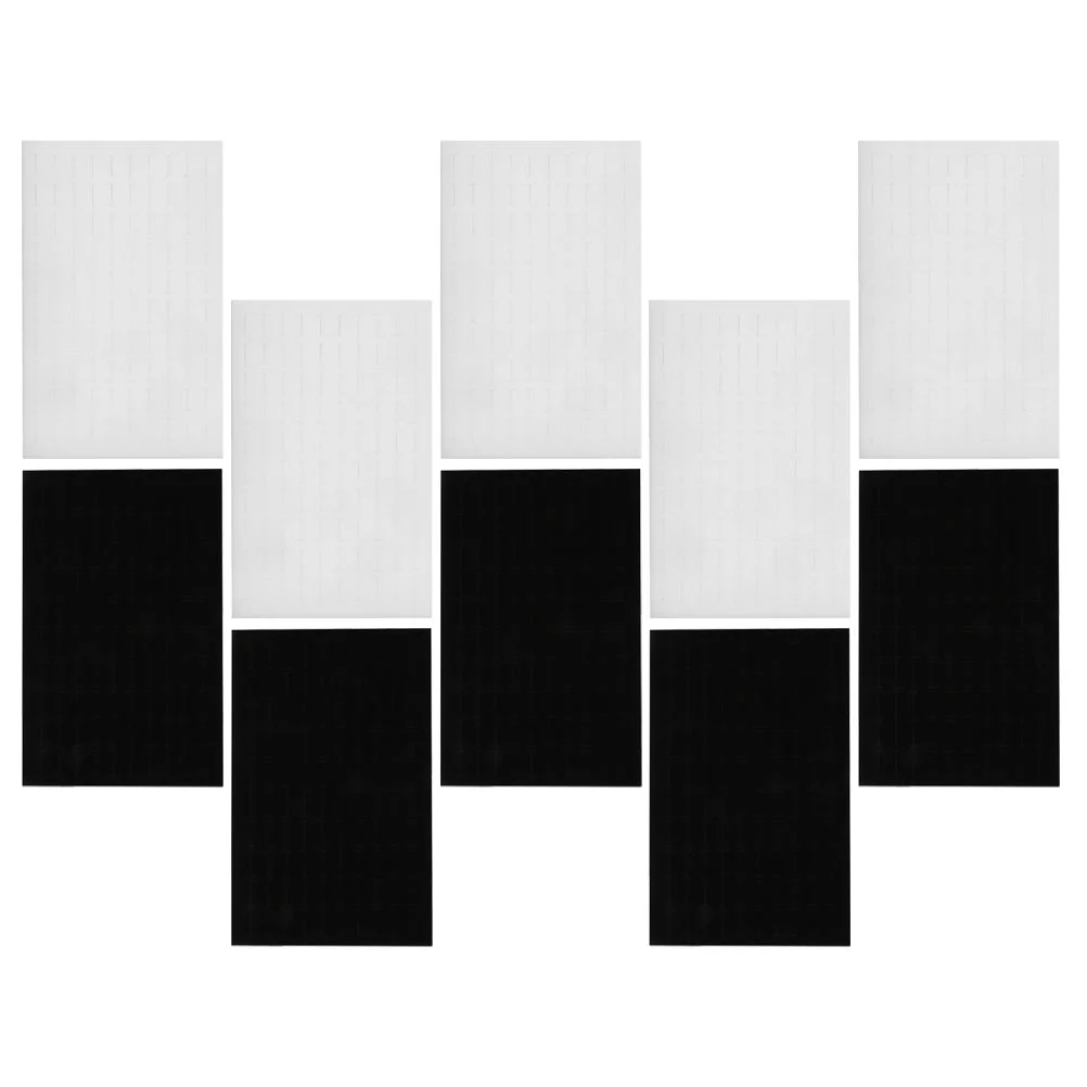 

10 Pcs Jewelry Box Pad Sponge Earring Holder Insert Black Rings Tray Supplies Display