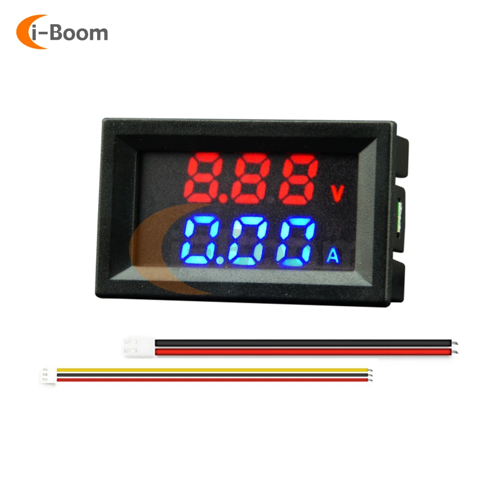 LED Цифровой Вольтметр Амперметр Aideepen 4-30В