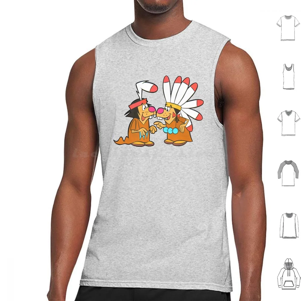 

Gogo Gophers Tank Tops Print Cotton Gogo Gophers Classic Cartoon Indian