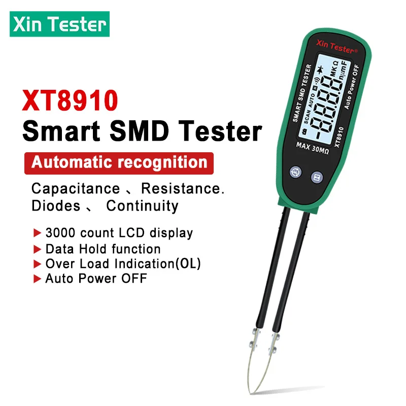 

Цифровой смарт-тестер XT8910, 3000 отсчетов