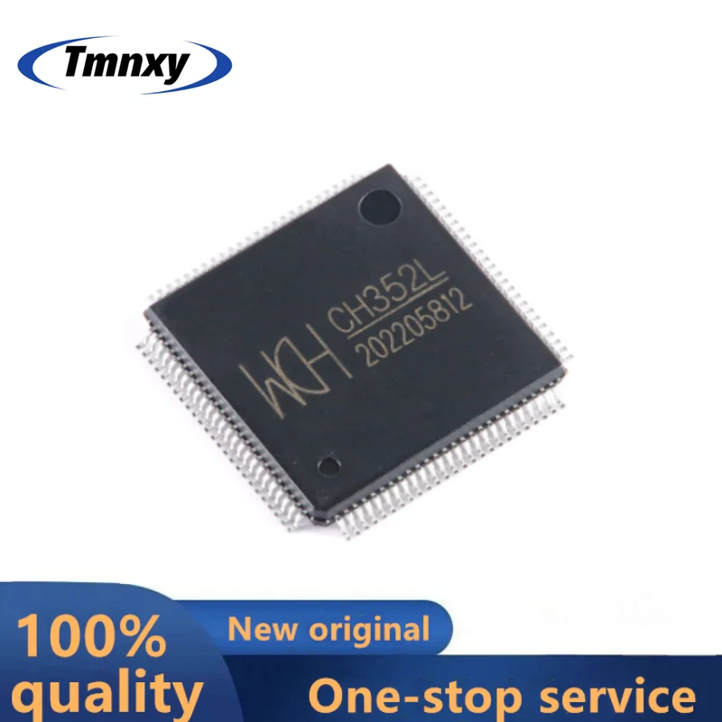 

10 шт. подлинный CH352L LQFP-100 PCI bus двойной последовательный порт и чип принтера