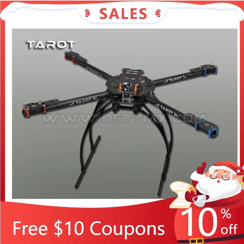 

Tarot TL65B02 Iron Man 650 Folding Carbon Fiber Aircraft frame kit FPV Quadcopter Frame with Plastic landing gear