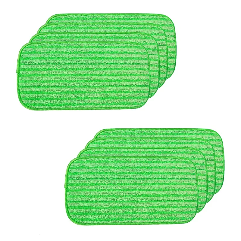 

Hot 8 Pcs Reusable Microfiber Mop Pads For Swiffer Wet Jet Mops Washable Microfiber Mop Pads For Wet And Dry Use Mop Pad