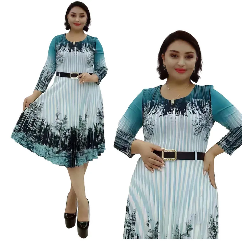 Элегантное летнее платье в африканском