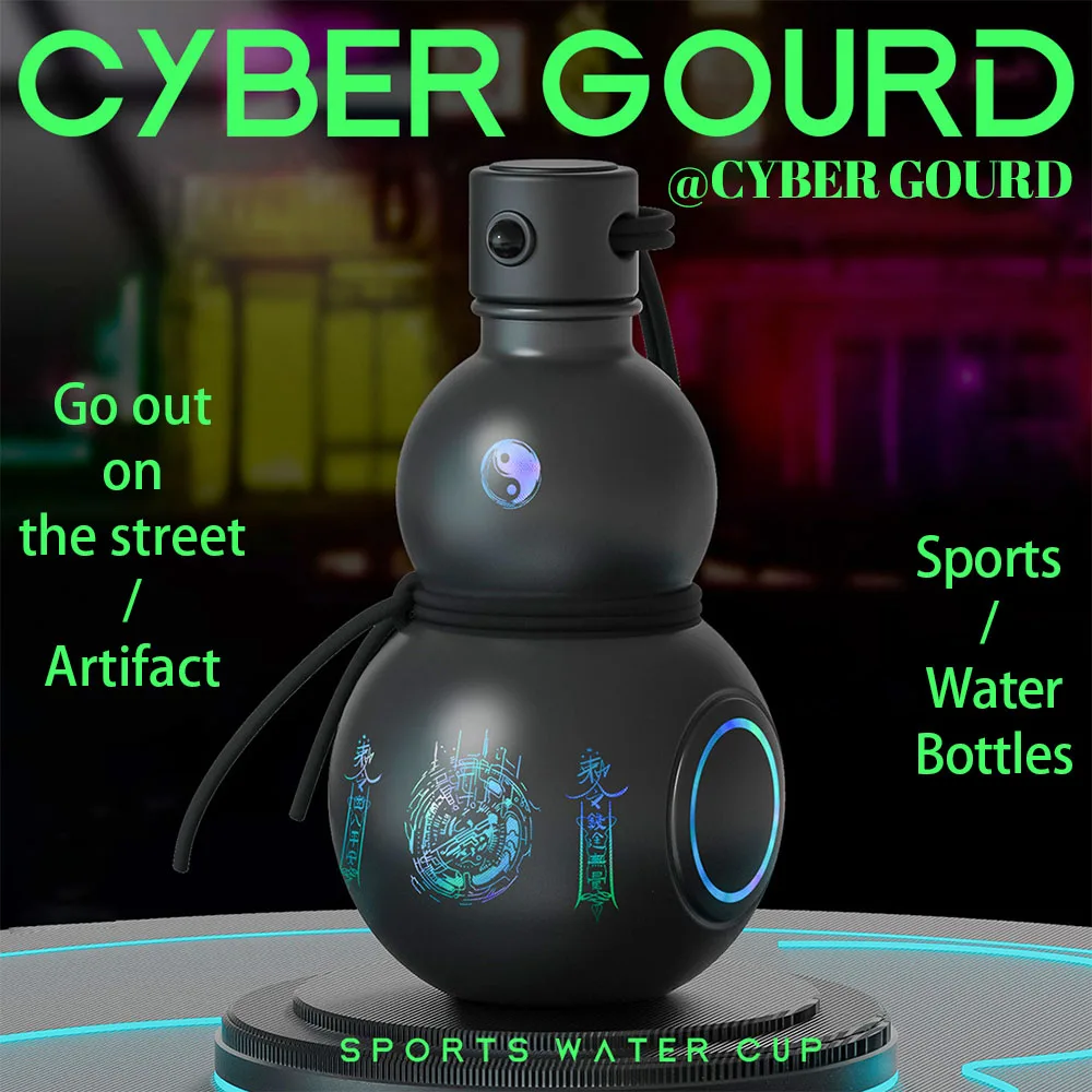 Новая 900 мл китайская бутылка для воды в стиле ретро виде тыквы большая емкость