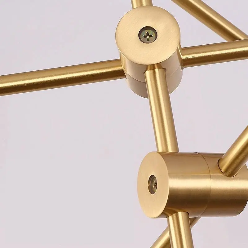 Люстра Stria в скандинавском стиле с длинным полюсом художественное украшение