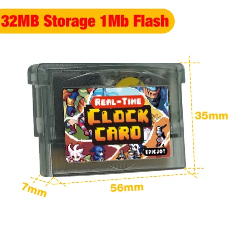 TICKNOT перезаписываемая флэш-карта 32 МБ для GBA