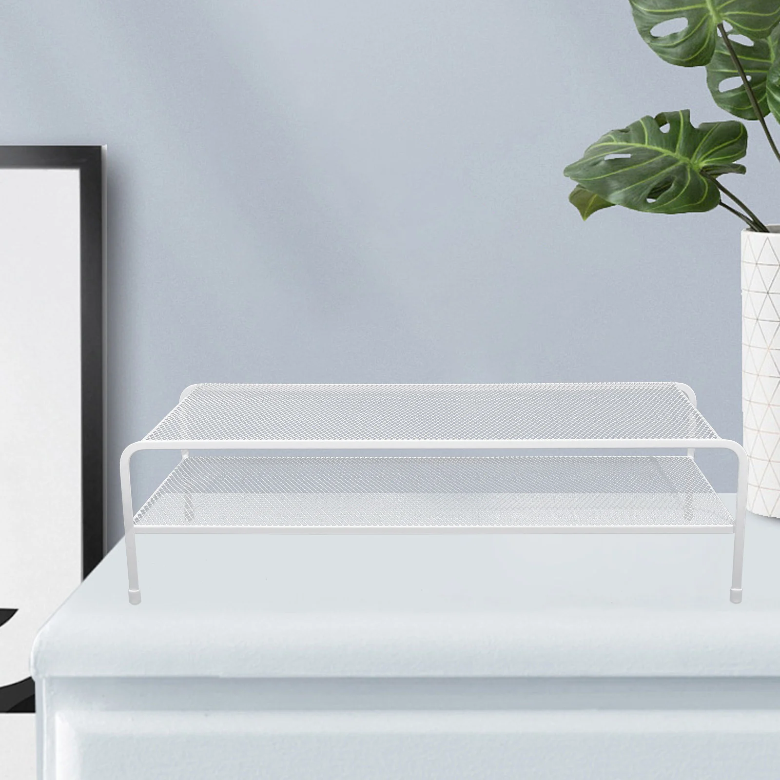 Подставка для монитора металлическая полка хранения компьютера однослойная