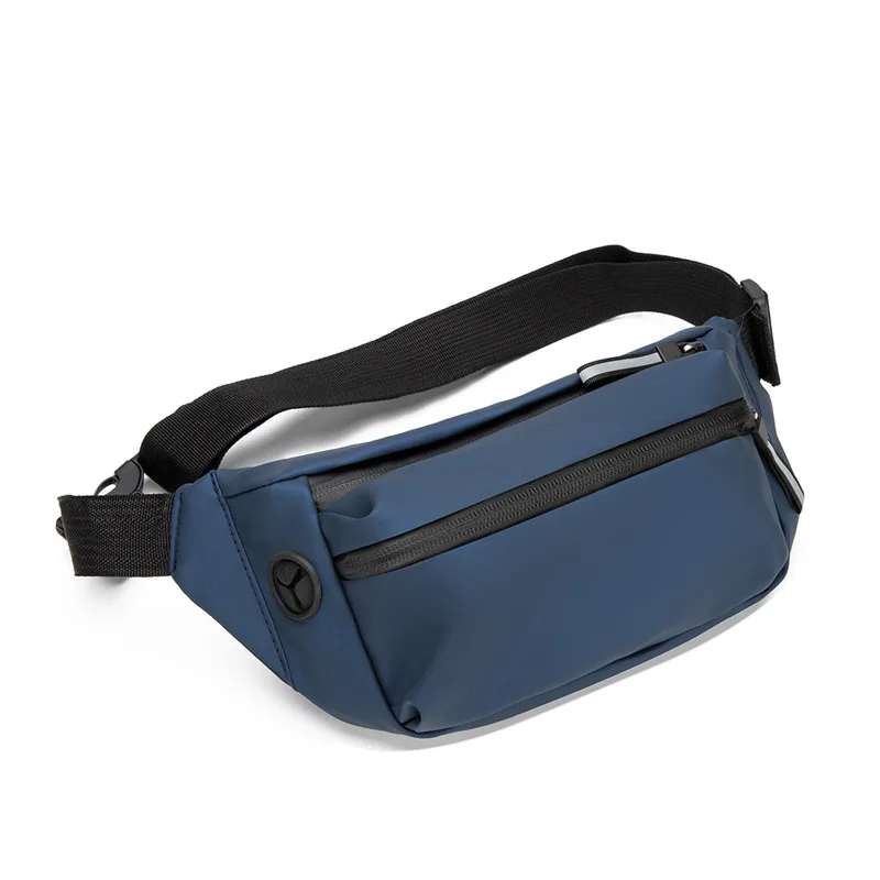 Men's Fashionable Multi-functional Waist Bag, Can Be Worn As Front/back/chest Bag