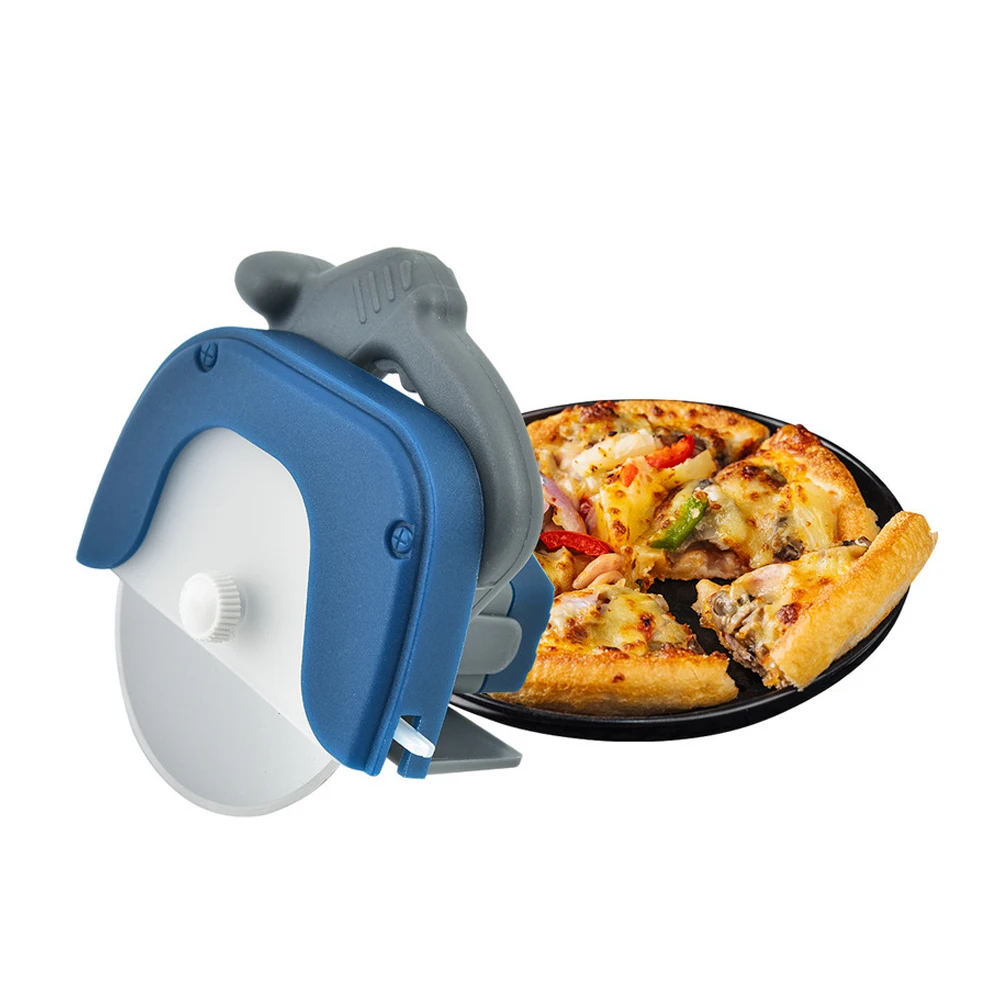 

Резак/слайсер с крышкой, колесо для пиццы, уникальный резак для пиццы с лезвием из нержавеющей стали, нож для резки пиццы, инструменты для вы...