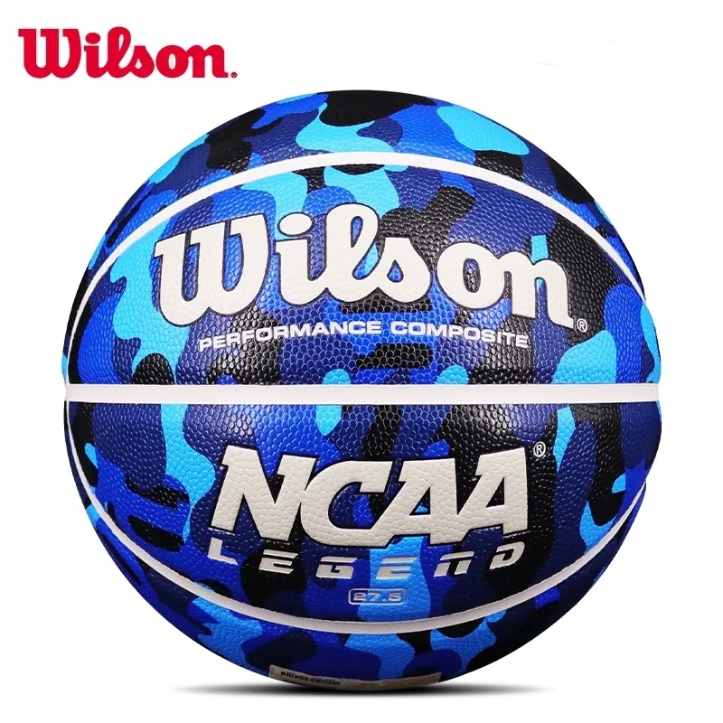 Wilson NCAA Camouflage Pattern Children's Basketball Youth PU Wear-Resistant Indoor Outdoor Basketball Training Ball Size 5