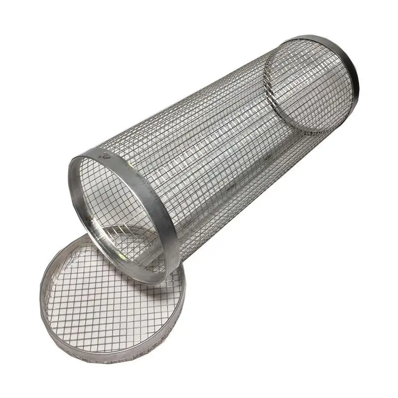 

Антипригарная корзина для барбекю из нержавеющей стали, сетчатый коврик для гриля, инструмент для барбекю для пикника, термостойкий листов...