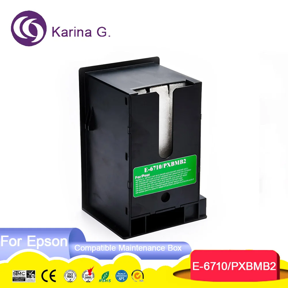 Совместимый бокс для обслуживания чернил T6710 C13T671000 PXBMB2 Epson трудозатратный