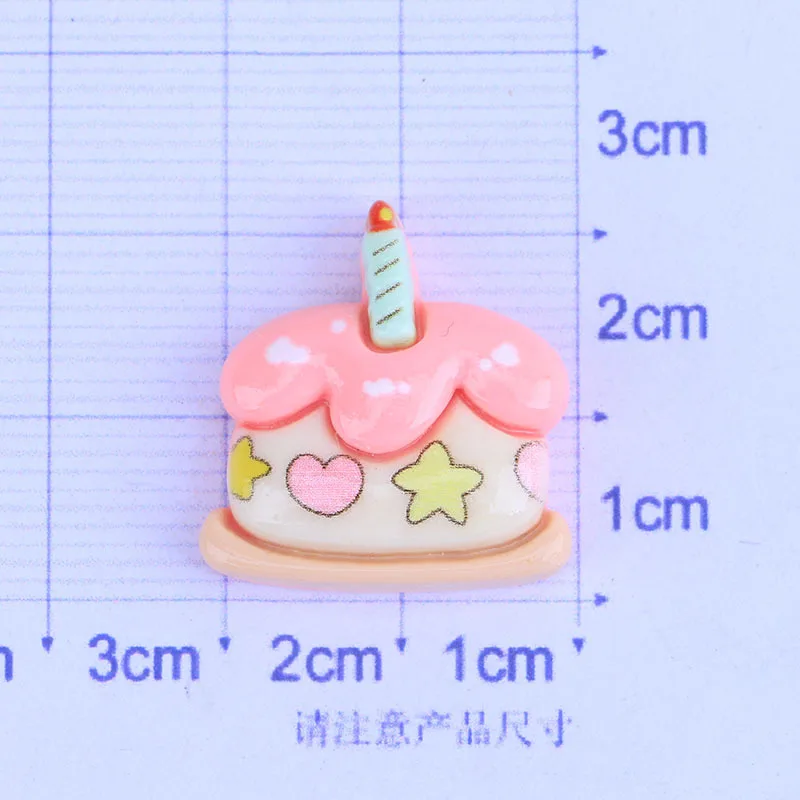 

10 шт., новая милая мультяшная вечеринка по случаю дня рождения, серия торта с животными, смола, альбом для вырезок, ювелирные изделия «сделай сам», шпилька, аксессуары, украшение, ремесло A86