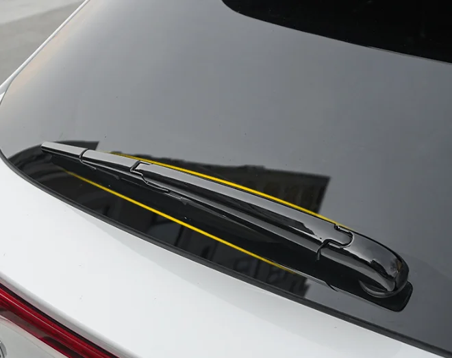 

For Toyota Harrier Venza 2020 2021 2022 ABS Black Car Tail Rear Wiper Cover Trim Sticker External Chromium Styling Accessories