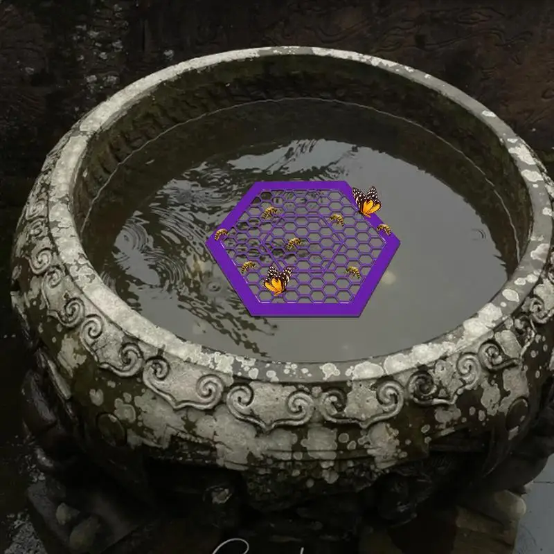 Пчелиные чашки для сада Плавающий сад кормушка пчел плавающие бабочки чашка