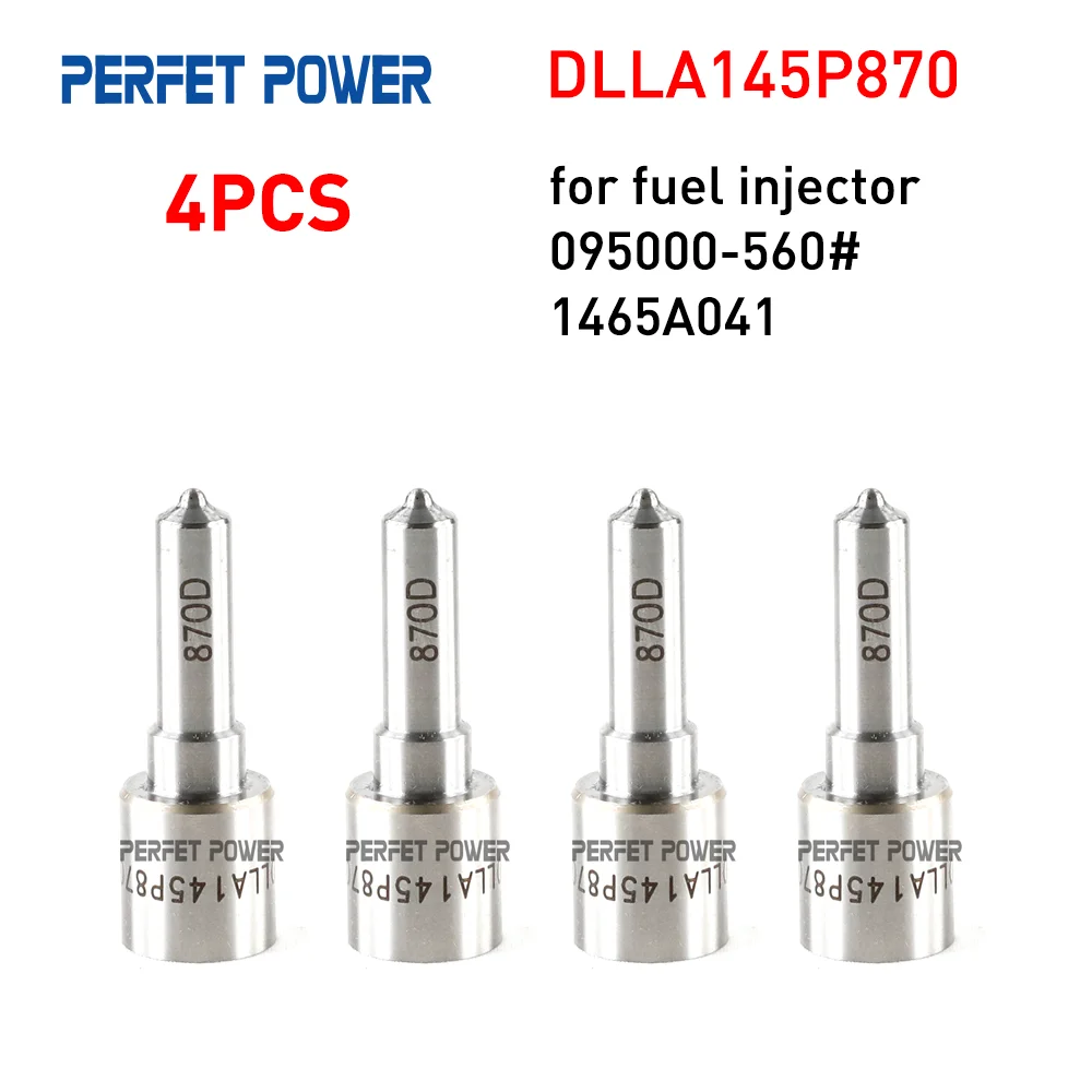 

4 шт. DLLA145P870 Форсунка впрыска топлива для 095000 -5600 1465A041 Топливная форсунка Commn Rail, в Китае 093400 -8700