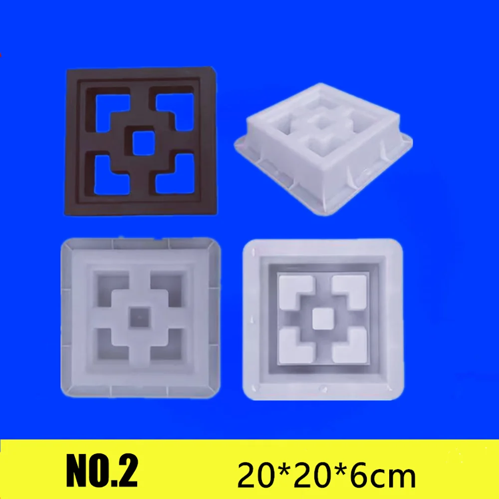 

Пластиковая форма для кирпича 20*20*6 см