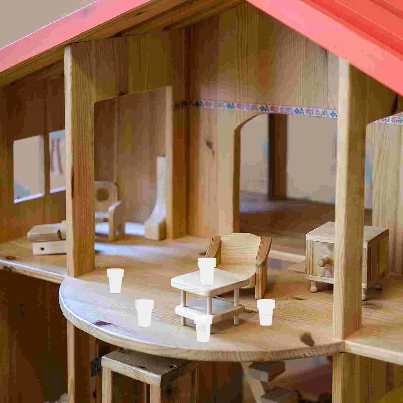 20 шт. аксессуары для дома кукольный домик очки модель DIY мини-бутылки напитков