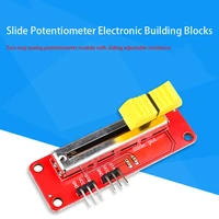 1210 pcs sliding potentiometer electronic building blocks sliding adjustable resistance dual analog potentiometer module