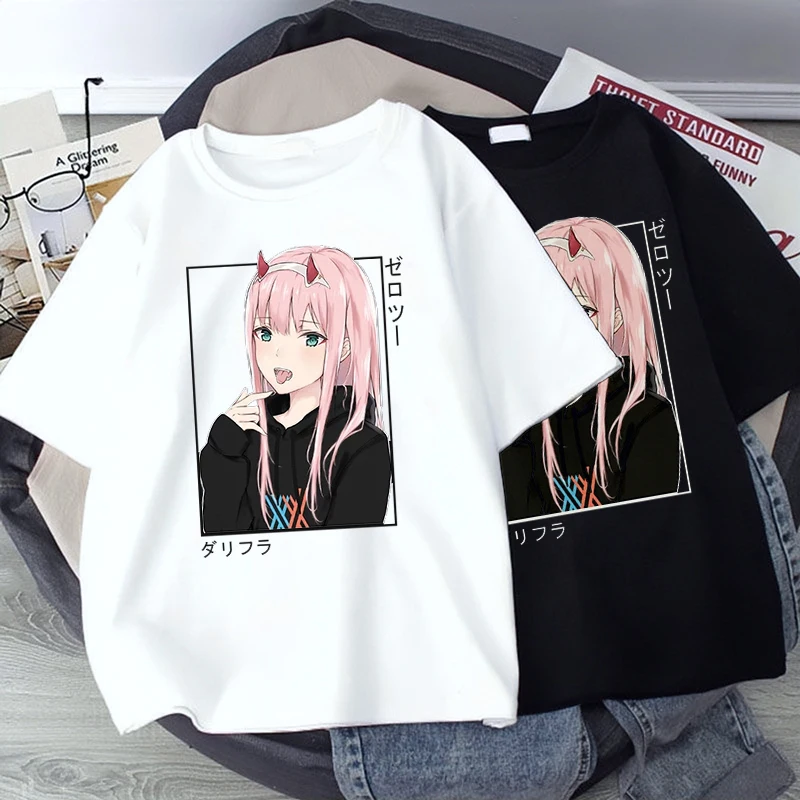 

Japanese Anime Women T-shirt Manga Streetwear Harajuku 90s Summer Casual Short Sleeve T-shirt Ladies Tee Unisex Y2k Clothes Tops