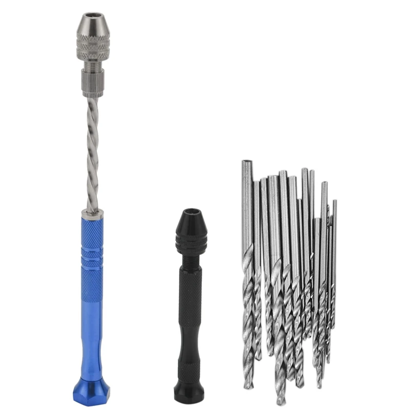 

Big Deal Semi-Automatic Spiral Hand Drill Rotating Tool,25PCS 0.5-3 Mm Drill Bits,For Resin Craft DIY Jewelry