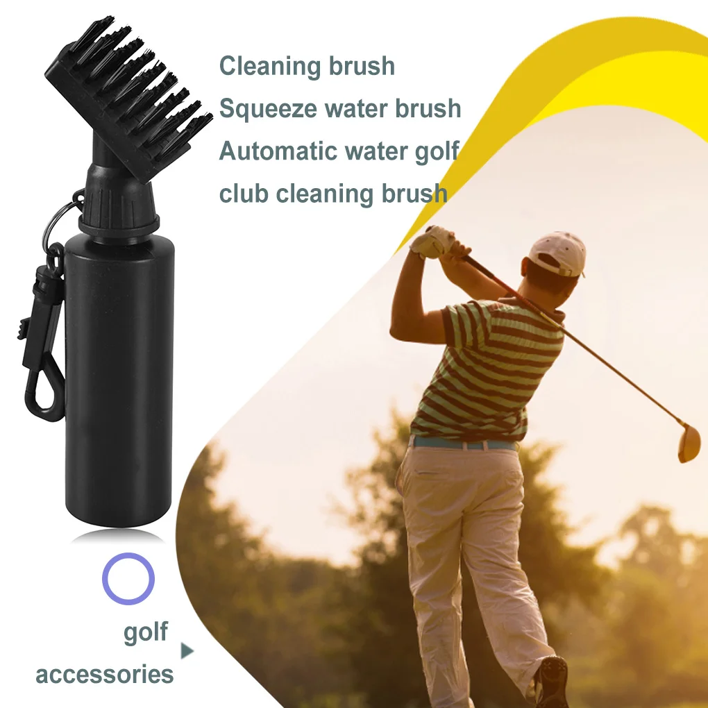 

Portable Golf Clubs Brush Cleaning Brushes with Water Bottle Courtyard