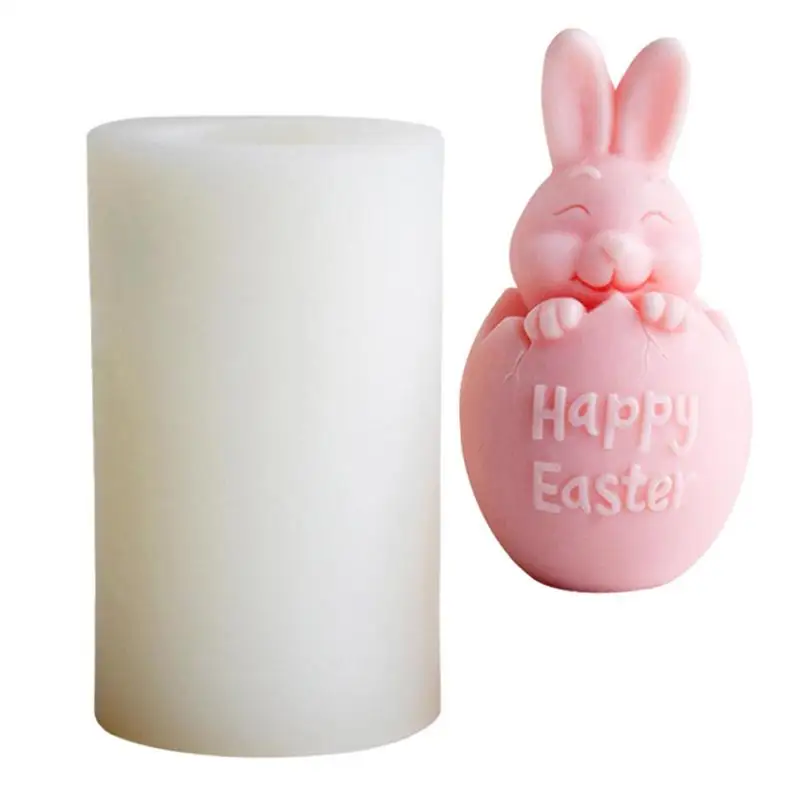 

Easter Rabbit Mold Silicone 3d Egg Mold DIY Rabbitegg Candles Resin Mould Epoxy Resin Casting Molds DIY Aromatherapy Candles
