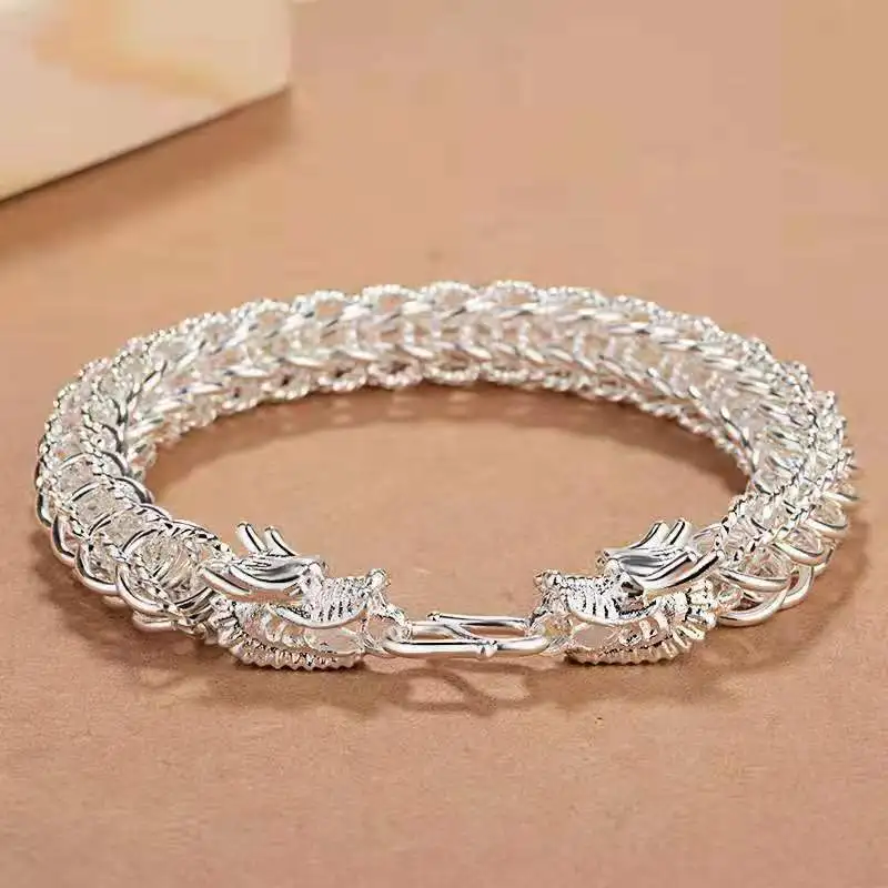 

Dominant Men's Leading Bracelet Pure Hand Knitted Bracelet Chinese Style Retro Bracelet