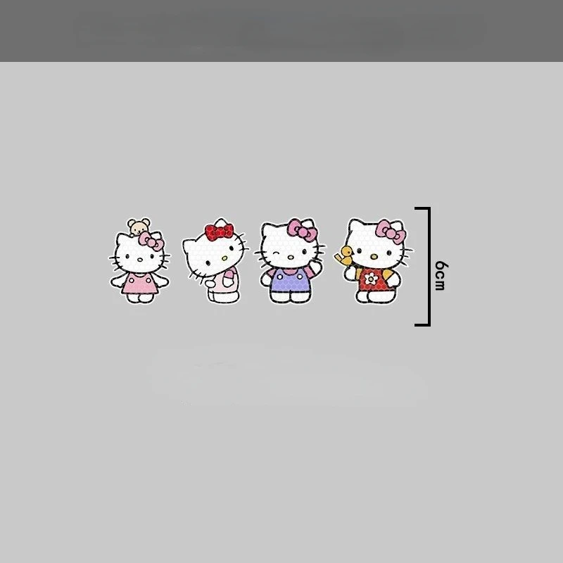 Лидер продаж стикер со светоотражающими рисунками милая модная наклейка для