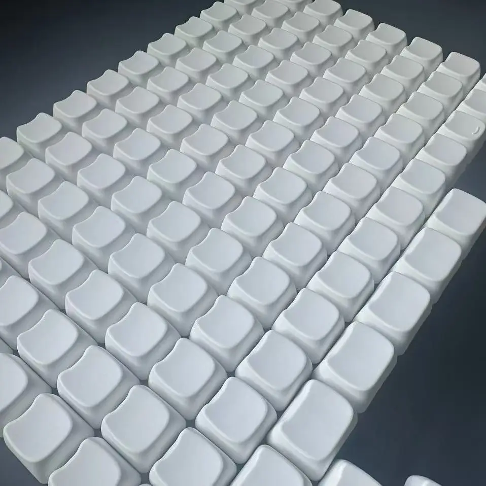 Фото Кейкапы MAO Blank PBT, 124 клавиши, для самостоятельной сборки, 61/64/68/71/78/87/100/104/108 ANSI, толстые, для ANSI Aula Made68 Mad68 Wooting60 №1