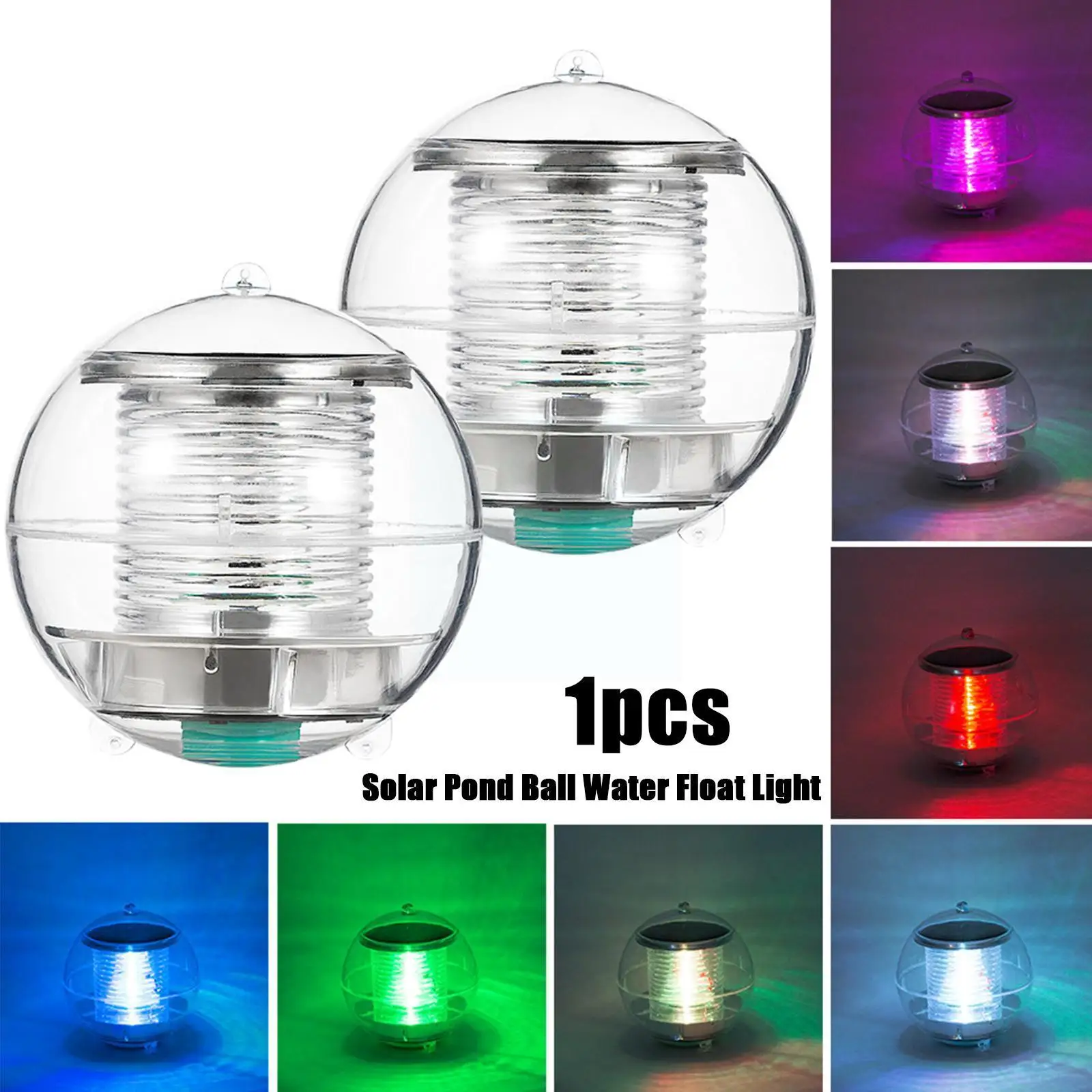 

Solar Floating Pool Lights Pool Garden Pond Party Decorations Powered Lights Solar Lights Balls LED Changing Color Waterpro J5C8