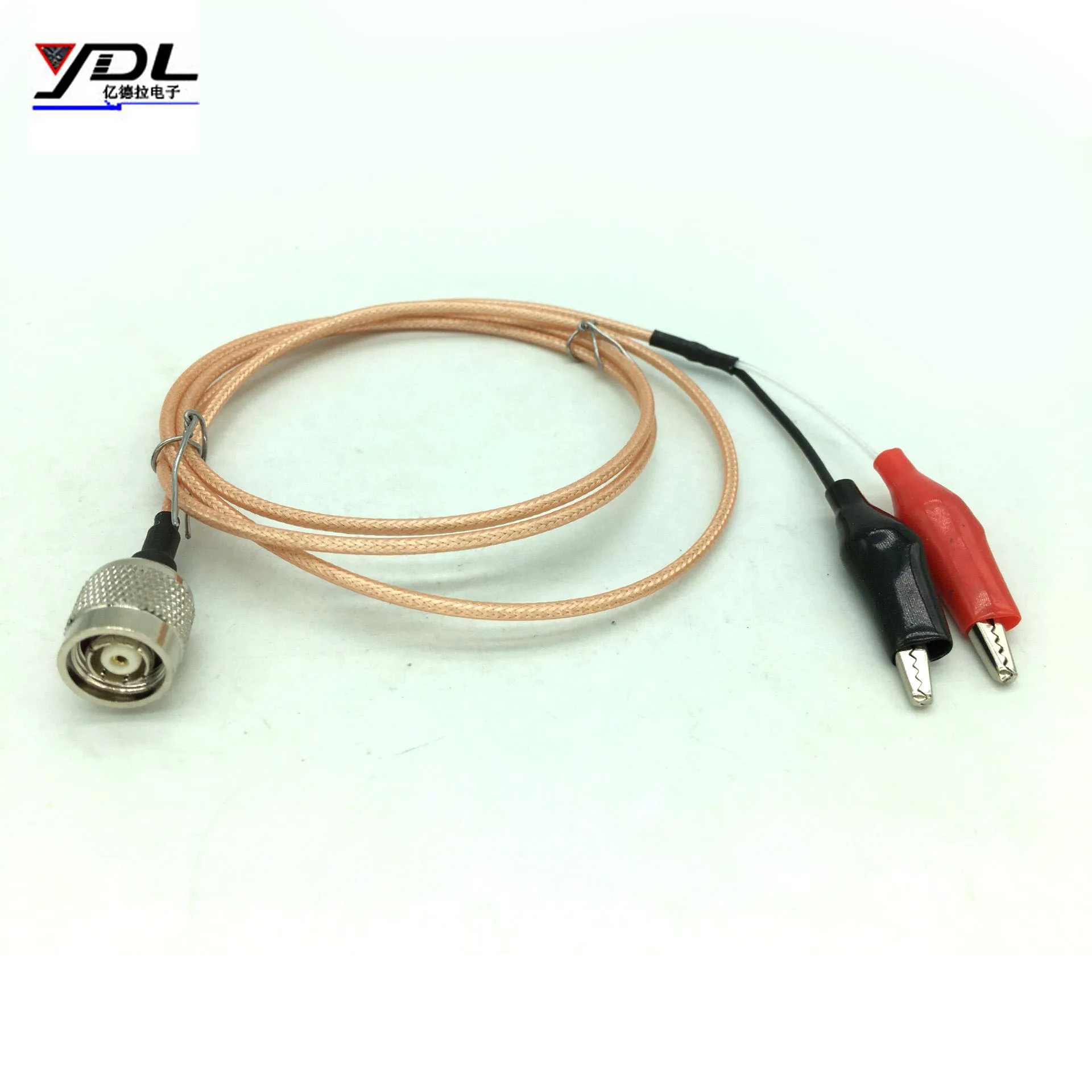 

RP-TNC male RG316 Coaxial Cable To Dual Alligator Clips Red&Black Tester Lead Wire 30cm 50cm 100cm 150cm Connector