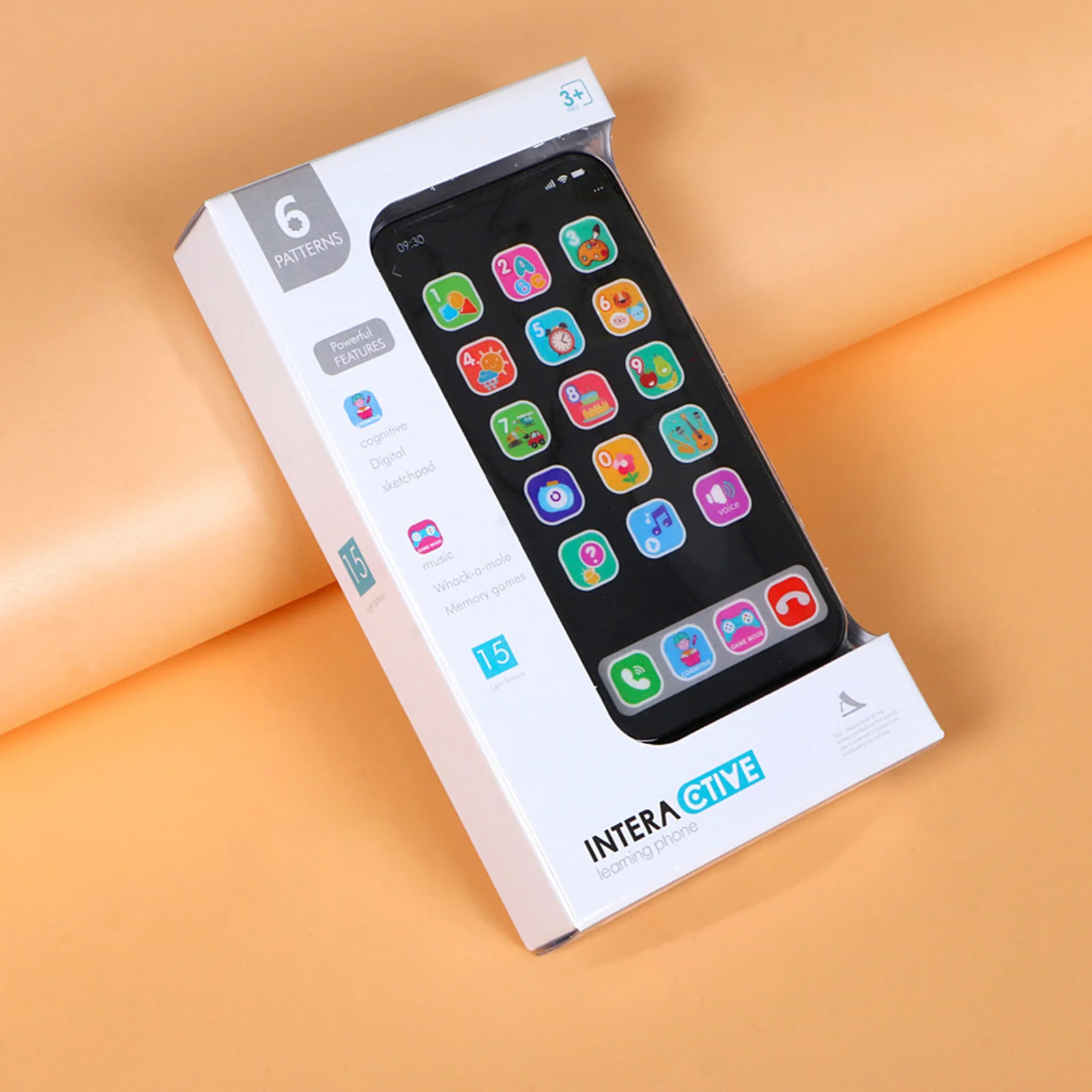 1 шт. Детский развивающий мобильный телефон