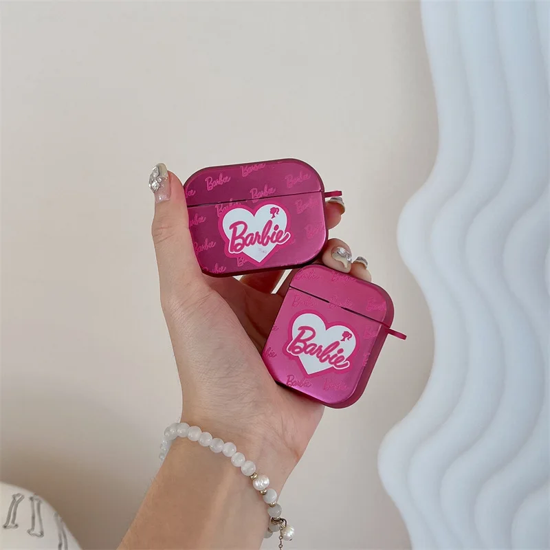 

Pink Barbie Case For Airpods 3 Case 2021,Cute Soft TPU Earphone Cover For Airpods Pro 2 Case 2022 For Girls/Women