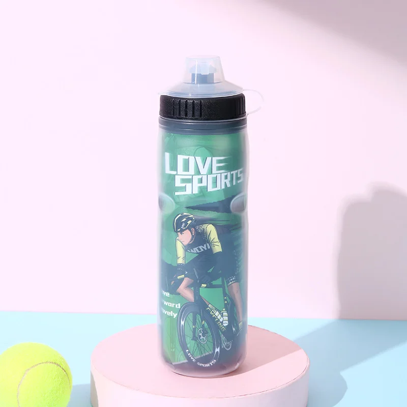 

600ML Outdoor Cycling Portable Water Bottle Riding Sport Camping BPA Free Drink Bottle Reusable Light Cycling Equipment Supplies