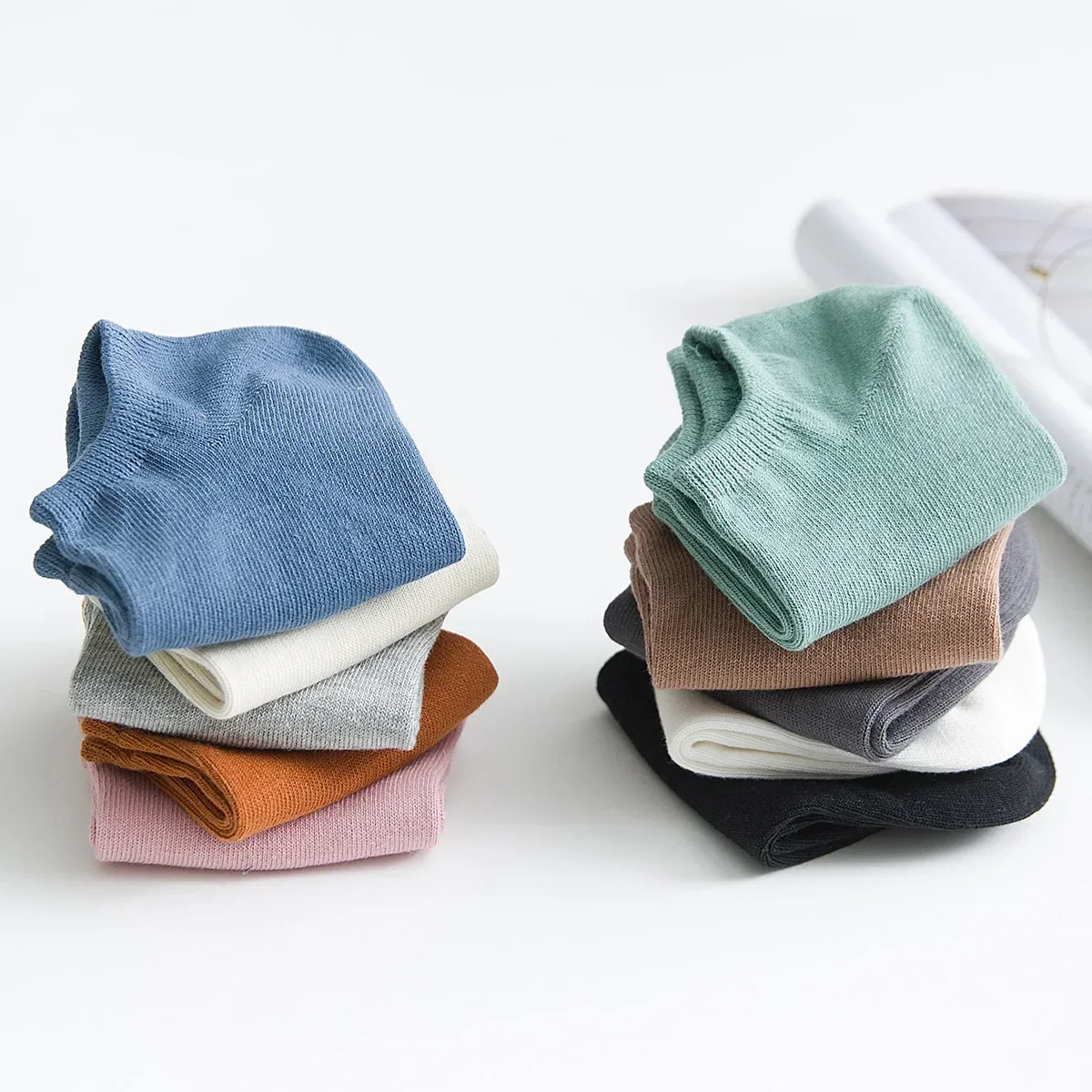 Универсальные однотонные короткие носки для весенних и летних видов спорта