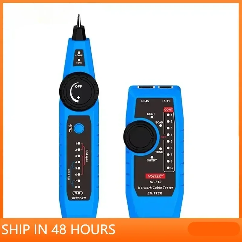 NOYAFA NF-810 Тестер сетевого кабеля PoE Ethernet cat5 cat6 Lan utp RJ45 RJ11 Телефонный провод Сетевой
