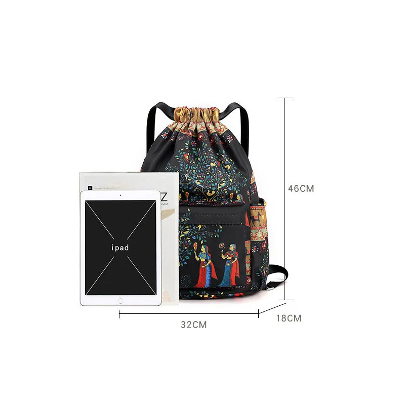 Sport Bags For Women Outdoor Travel Mochila Femenina Waterproof Drawstring Fitness Swimming Bag Basketball Bicycle Rugzak Mannen |
