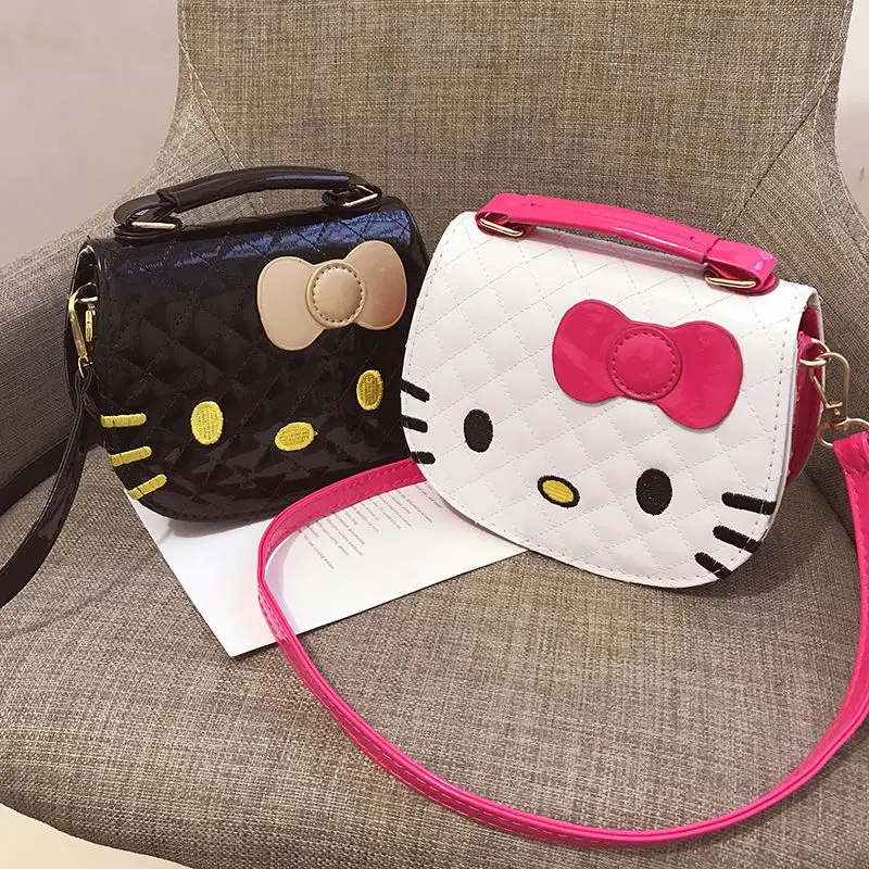 

Мультяшная Sanrioed аниме Hello Kittys сумка Ins Девочка Сердце Kawaii на одно плечо универсальная сумка-мессенджер праздничные подарки