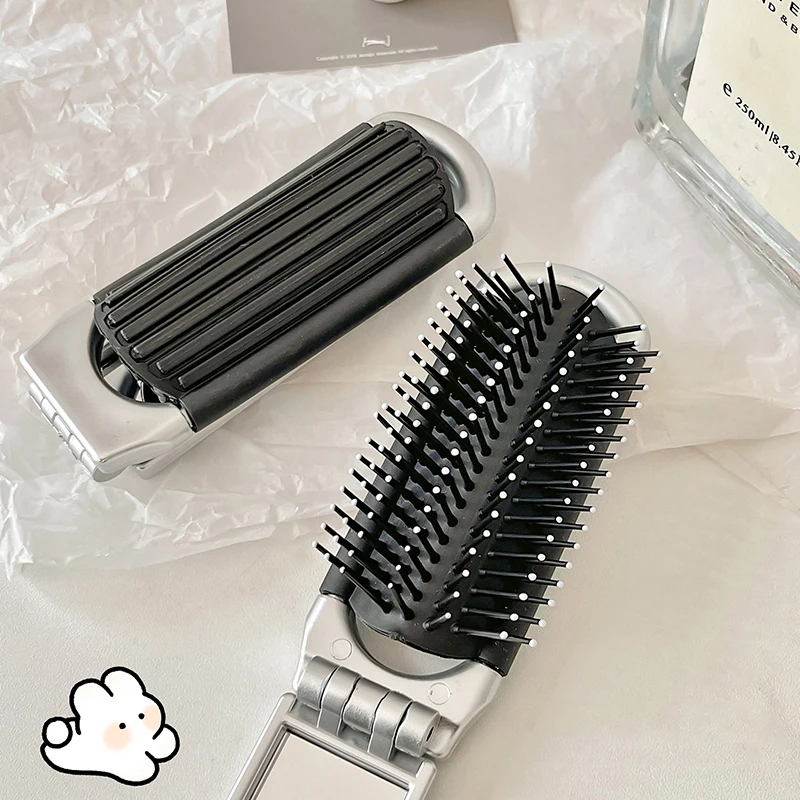 Складная Массажная расческа Mini Hairbrus Антистатическая портативная дорожная Щетка