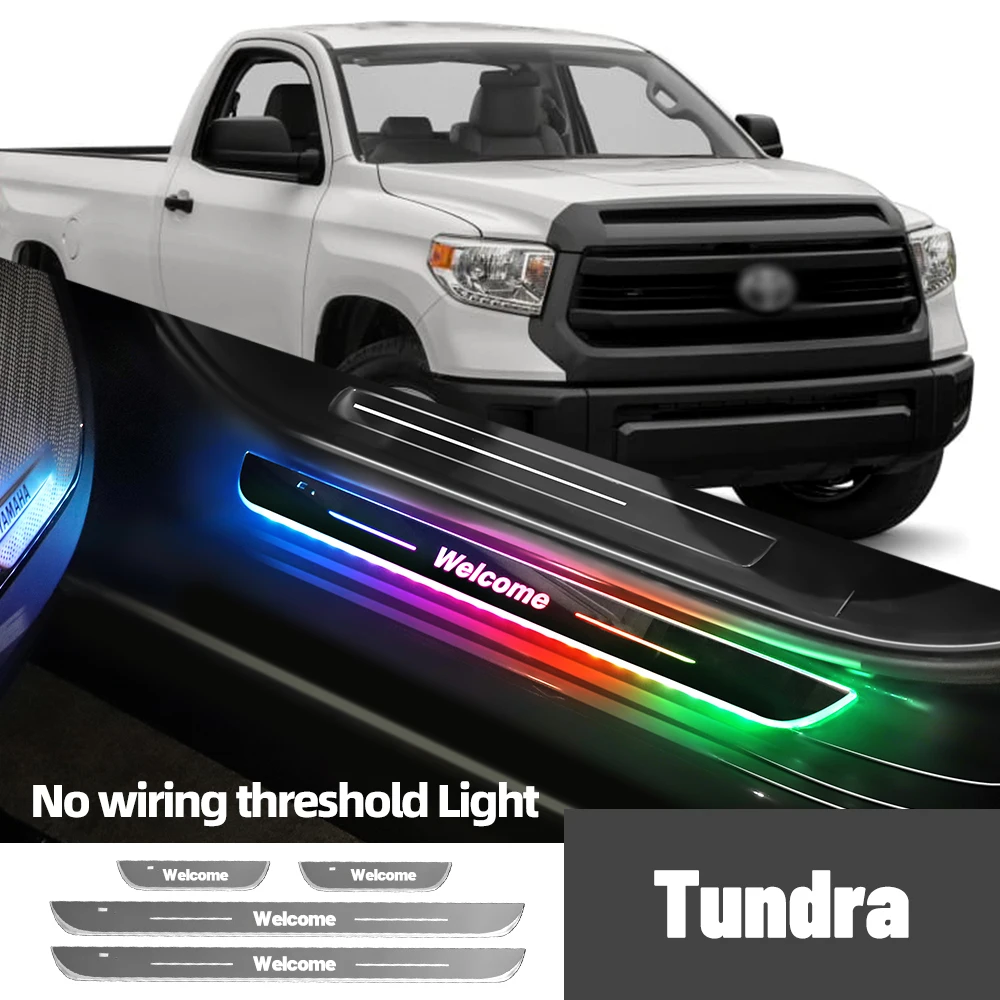 Для Toyota Tundra 1999-2023 2007 2015 2019 2020 автомобильный порог с индивидуальным логотипом