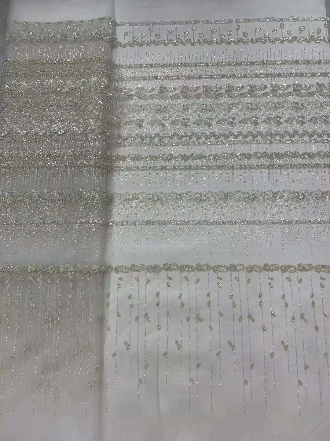 Африканская Тяжелая кружевная ткань 2024 Высококачественная нигерийская